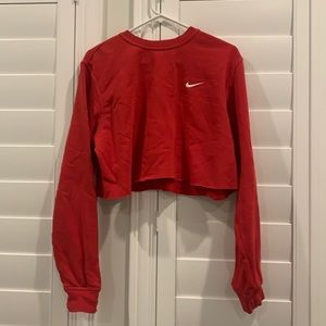 Nike red sweater